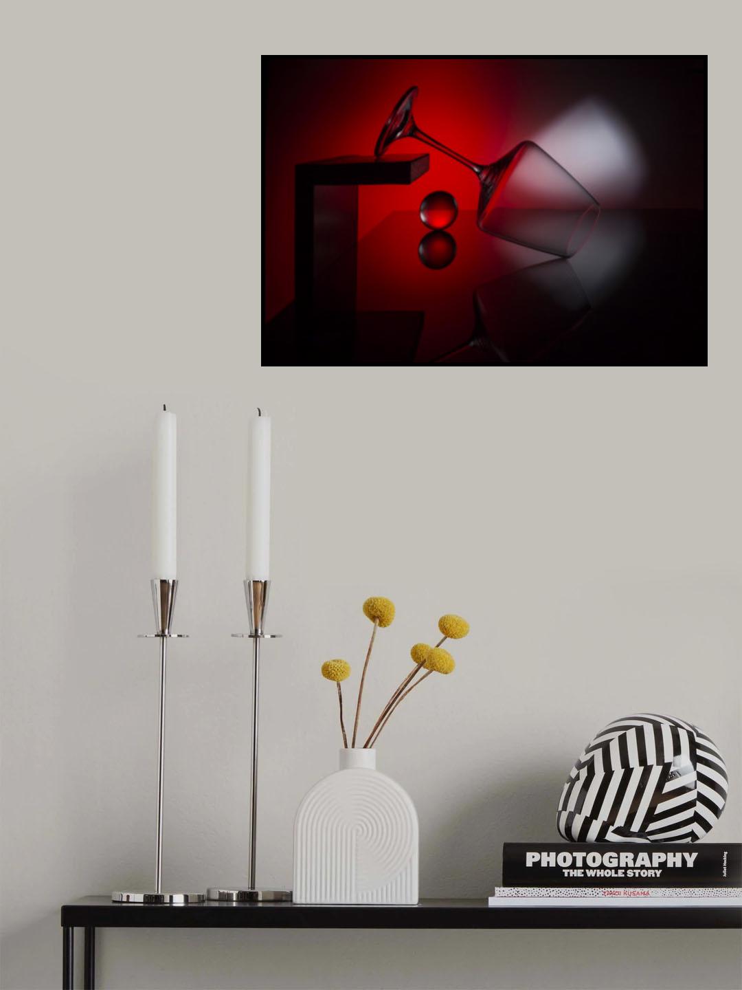 From the series "Experiments with glass" Poster och Canvastavla
