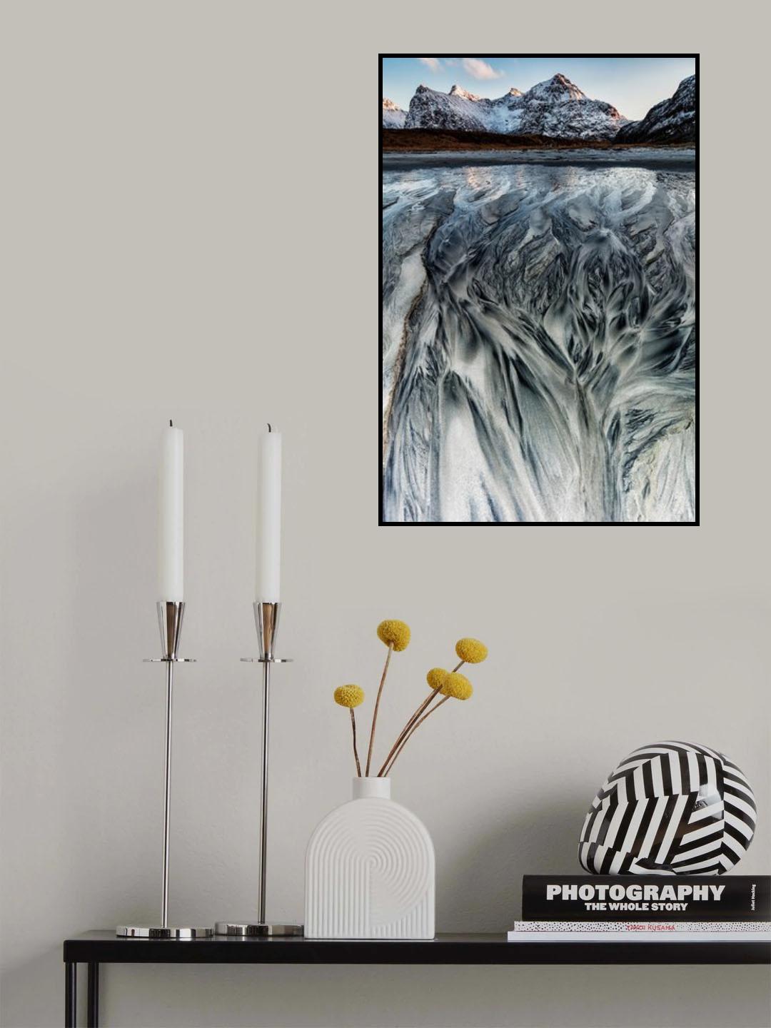 Amazing Skagsanden beach, Lofoten Poster och Canvastavla