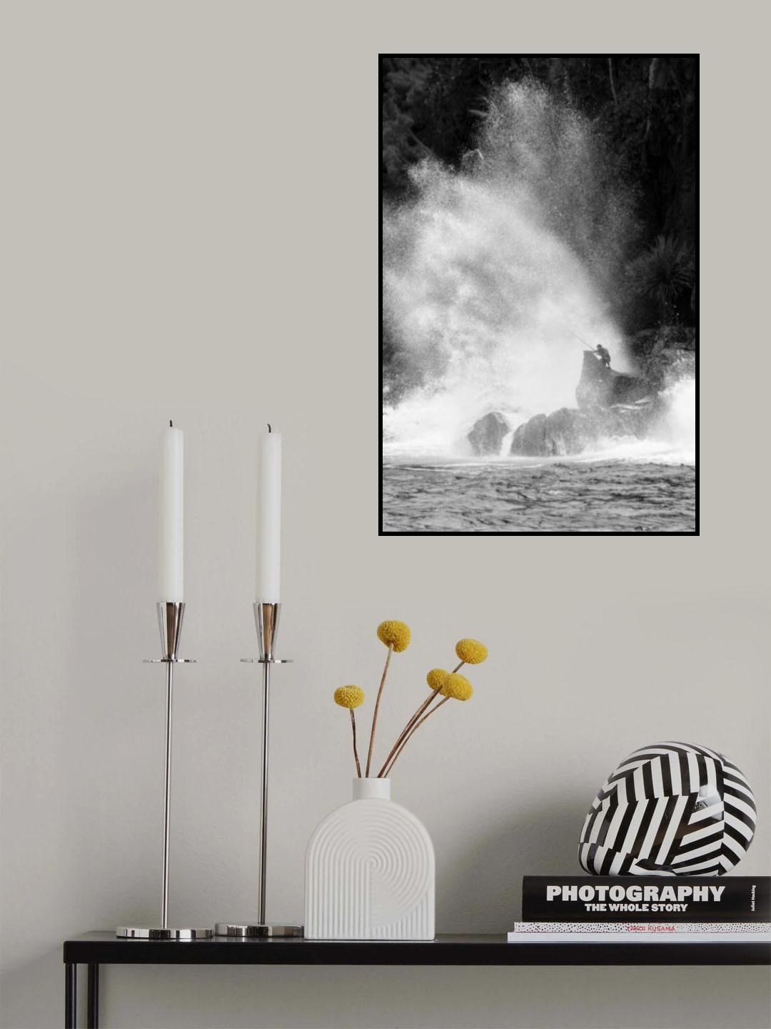 Pêcheur réunionnais Poster och Canvastavla