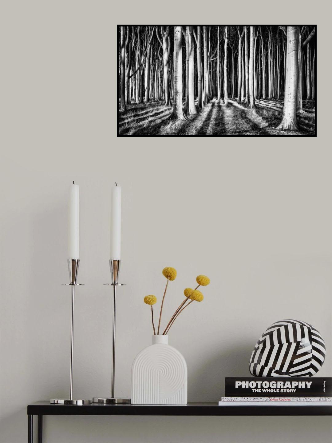 Ghost Forest Poster och Canvastavla