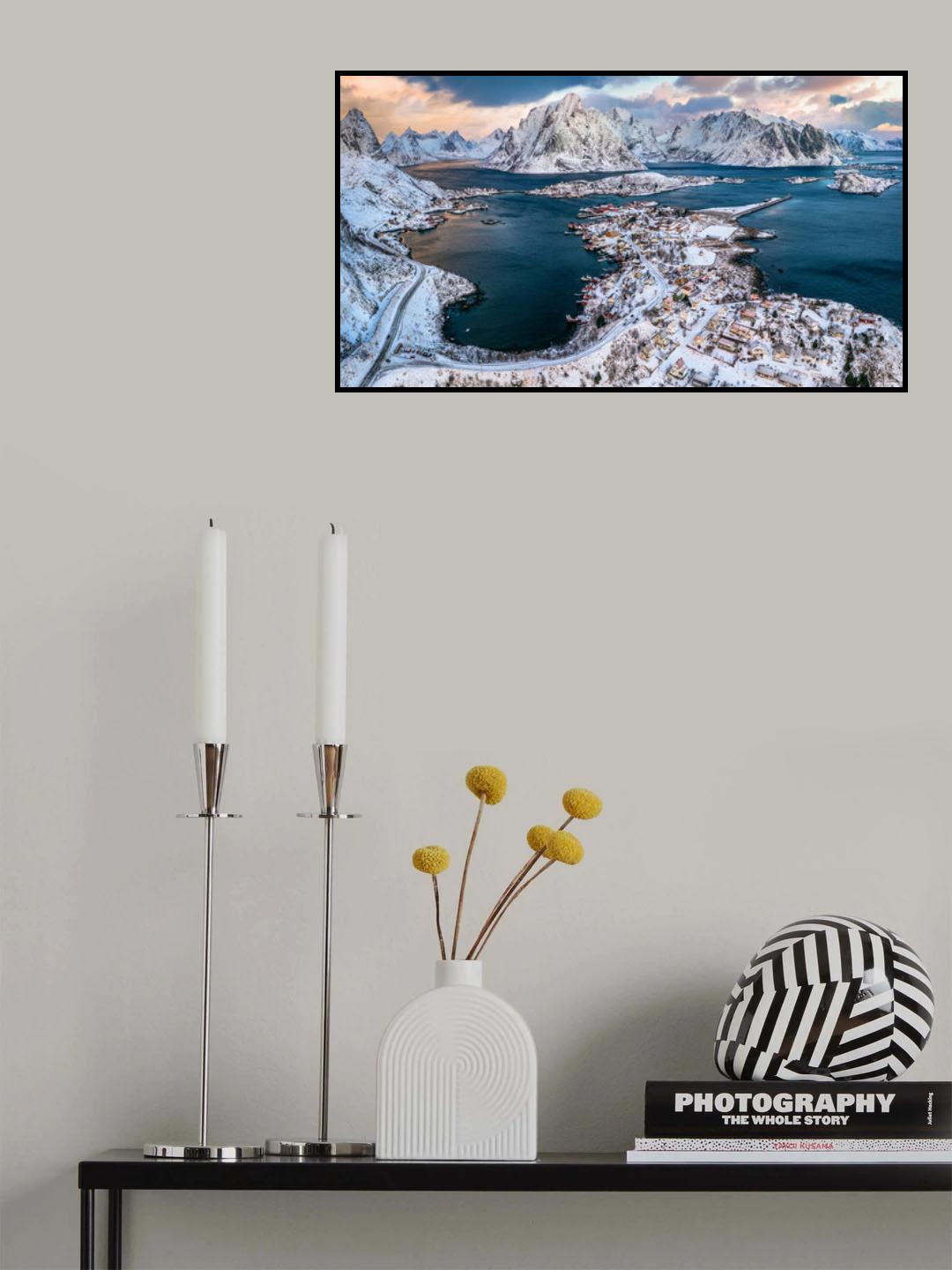 Aerial Reine Poster och Canvastavla