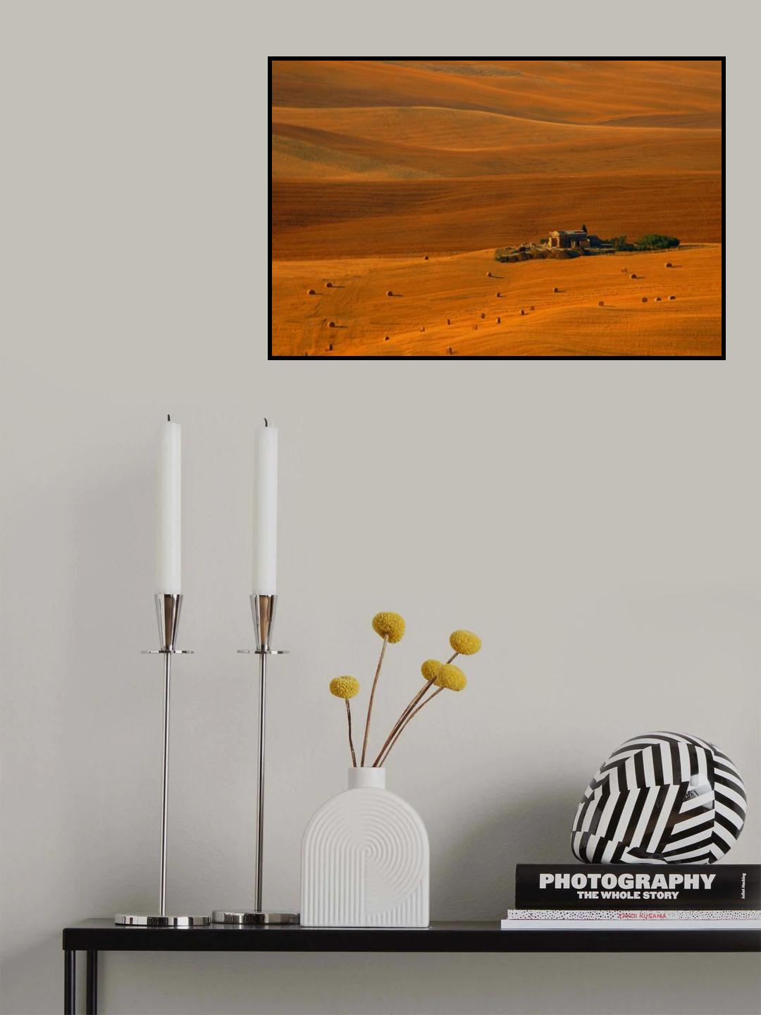 Gold horizon Poster och Canvastavla