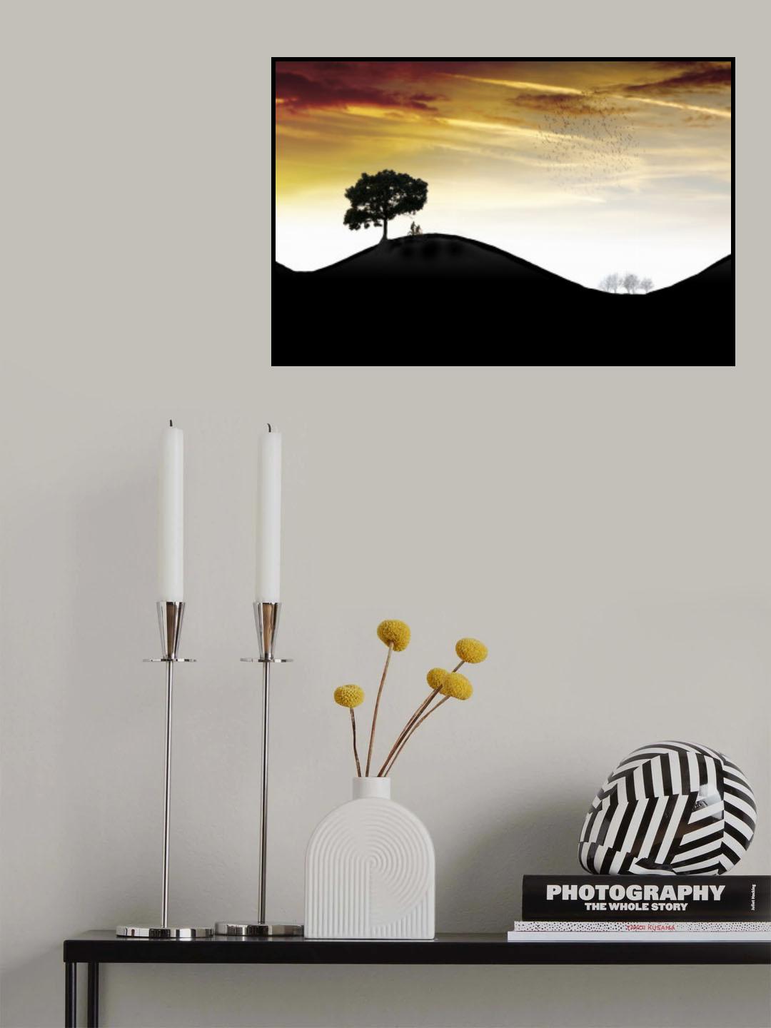 Golden Light Poster och Canvastavla