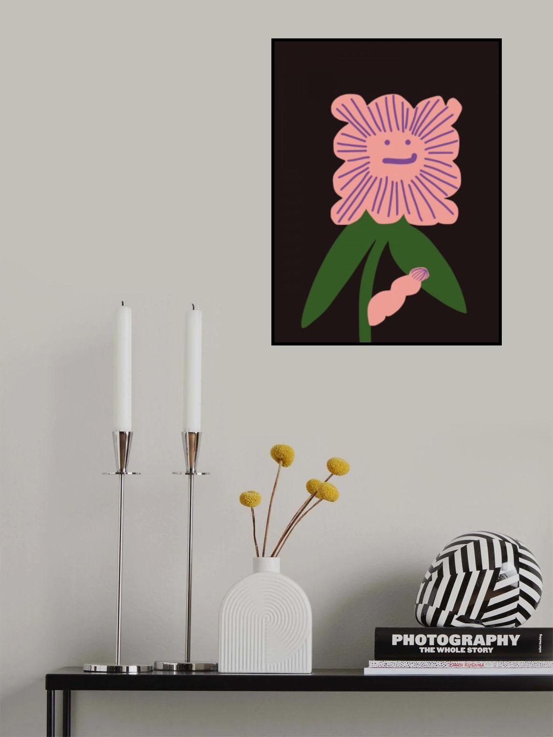 Pink Bloomer Poster och Canvastavla