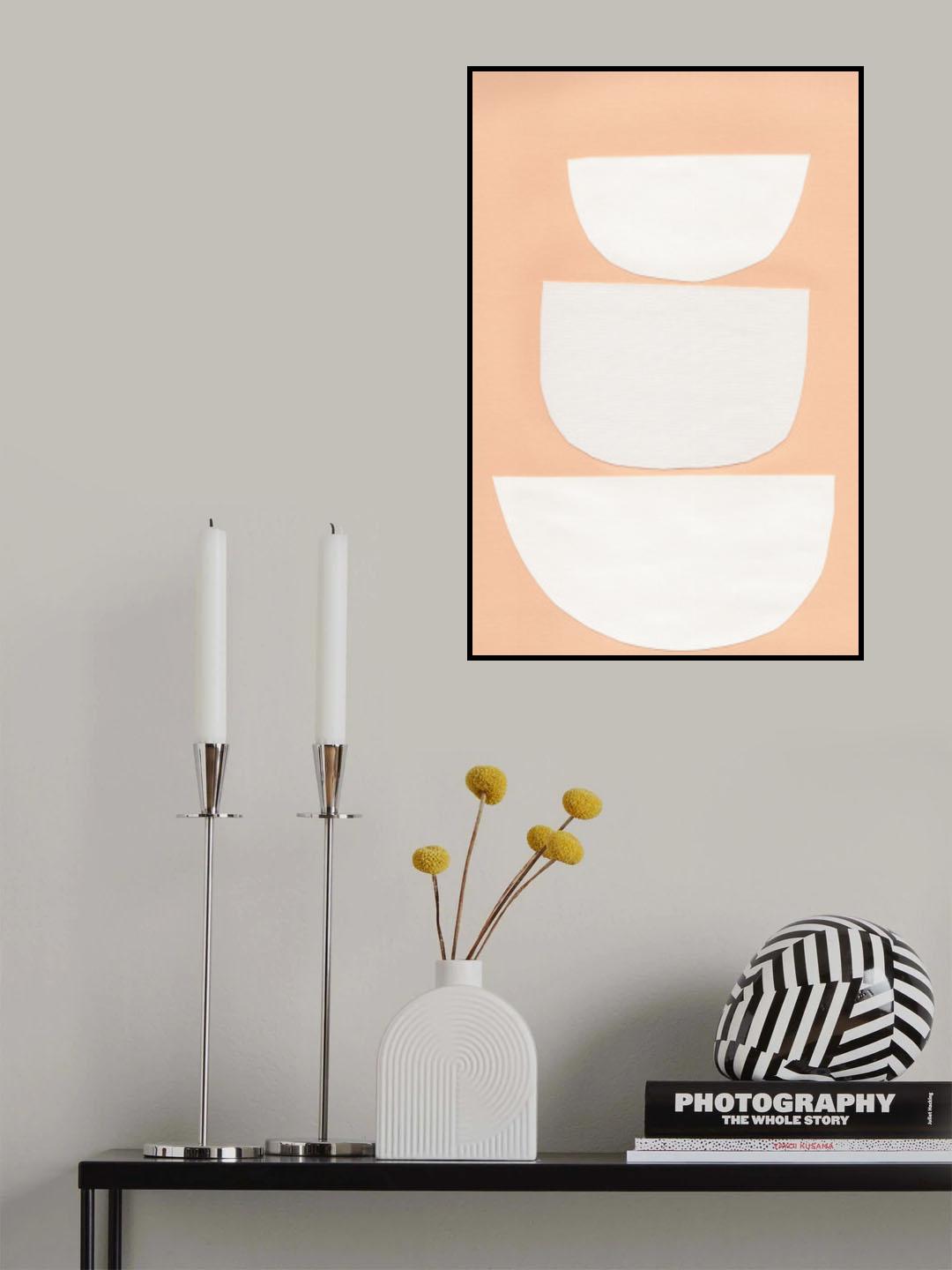 Cutted Shapes No 2 Poster och Canvastavla