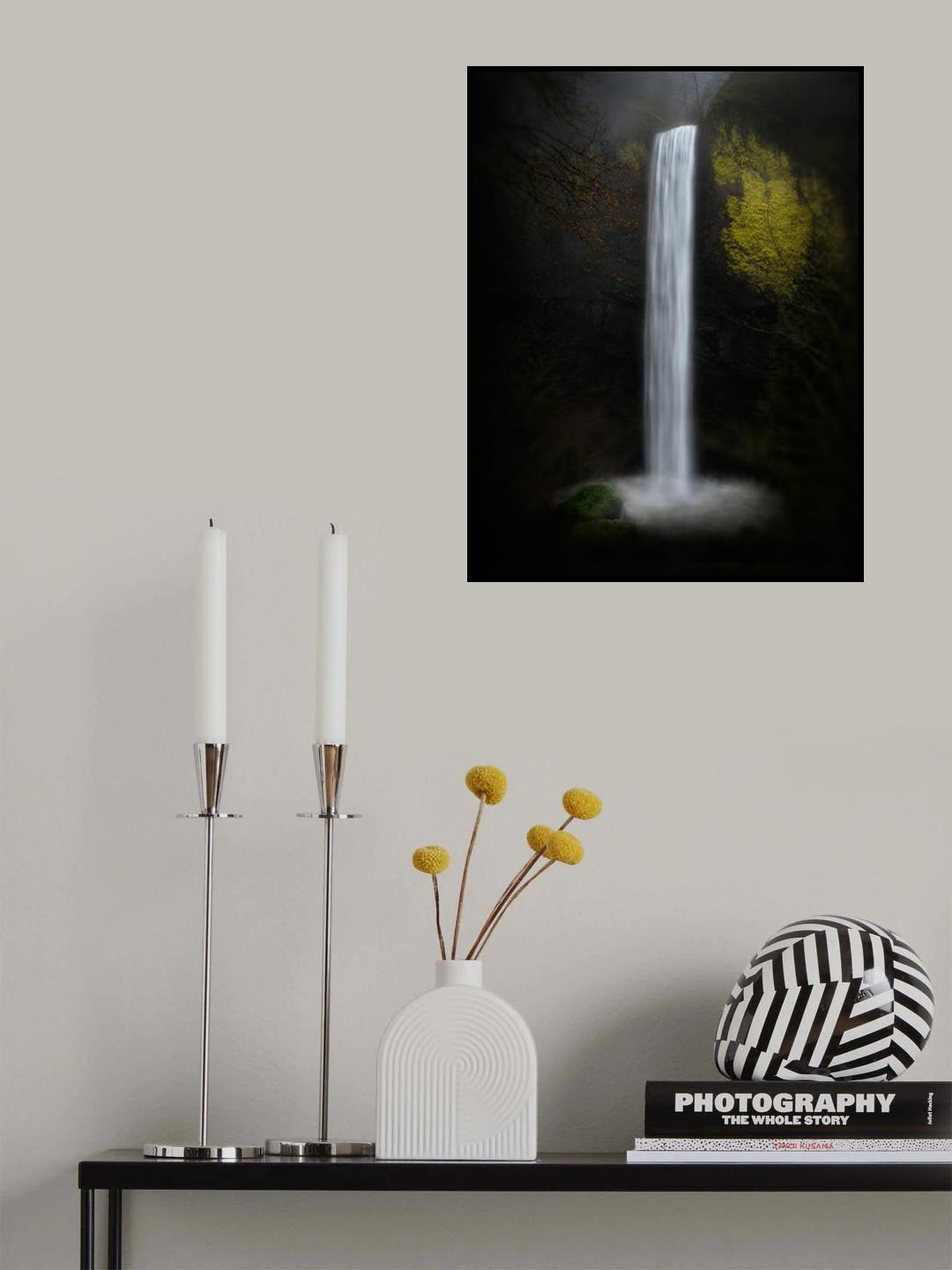 Latourell Falls Poster och Canvastavla