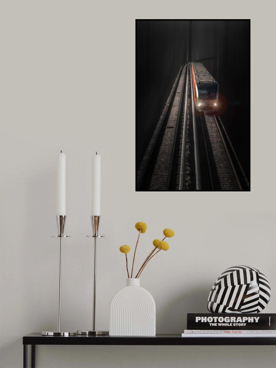 Speed Train Poster och Canvastavla