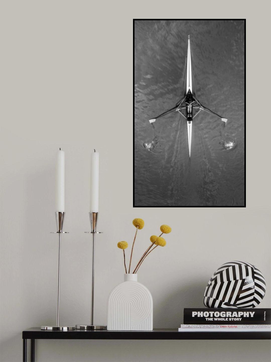 Drawings on the river Poster och Canvastavla