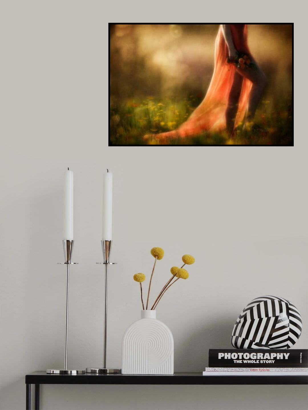 ‘...and the night went through her grace...’ Poster och Canvastavla