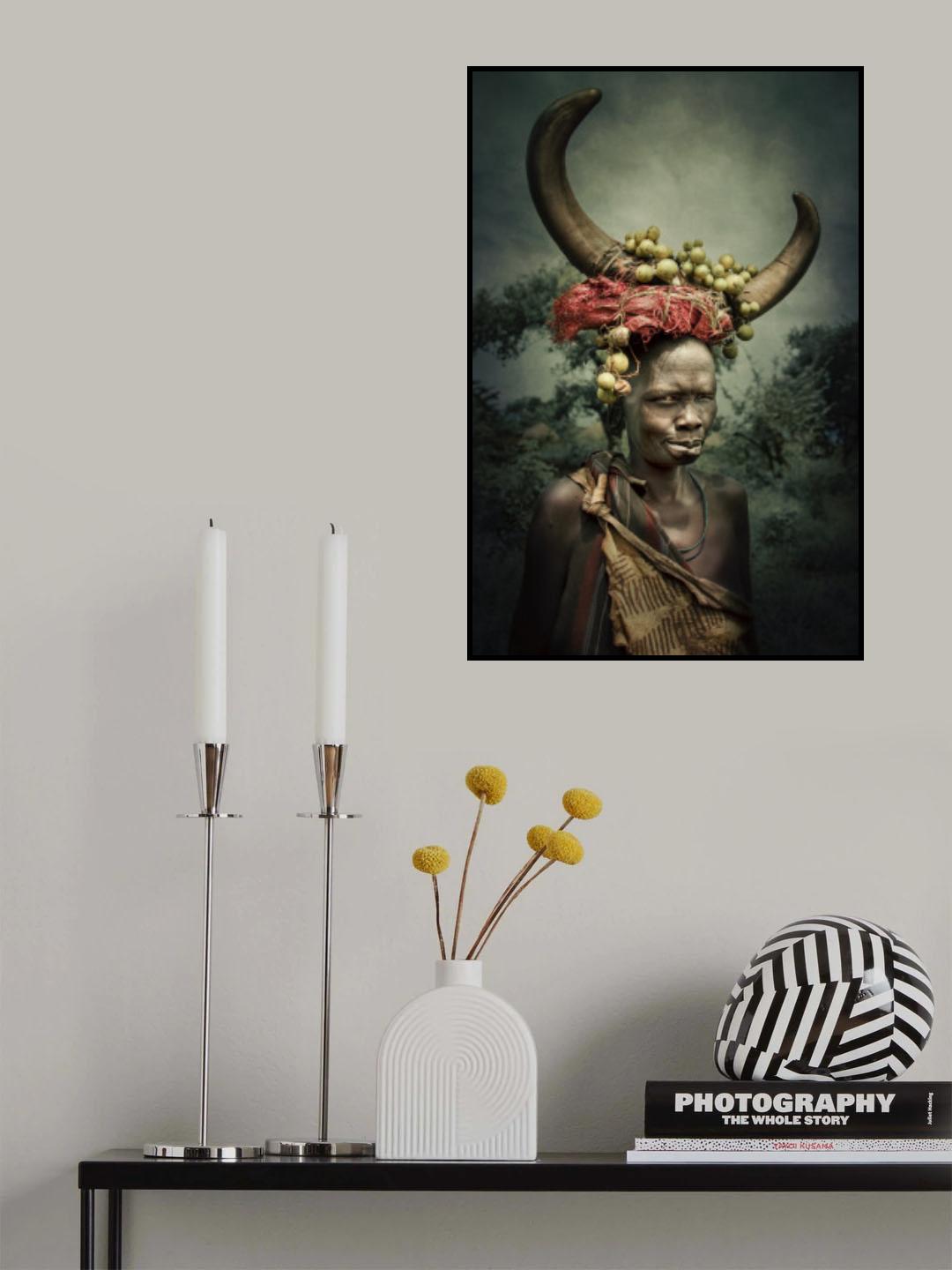 Omo Mursi Poster och Canvastavla