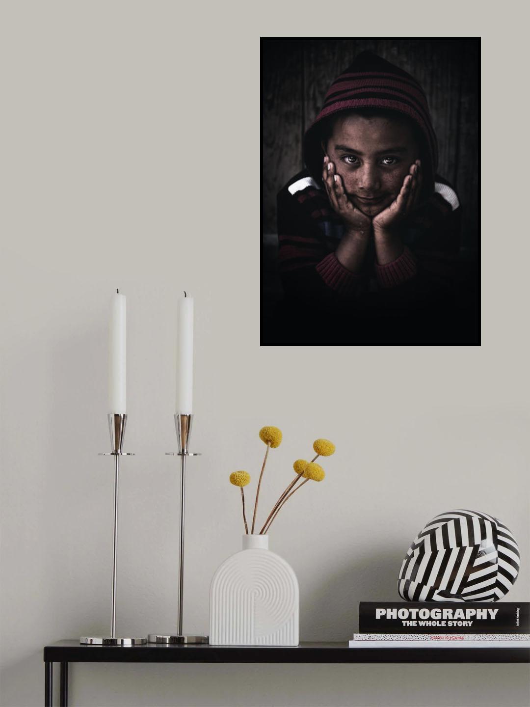 Eyes in the dark Poster och Canvastavla