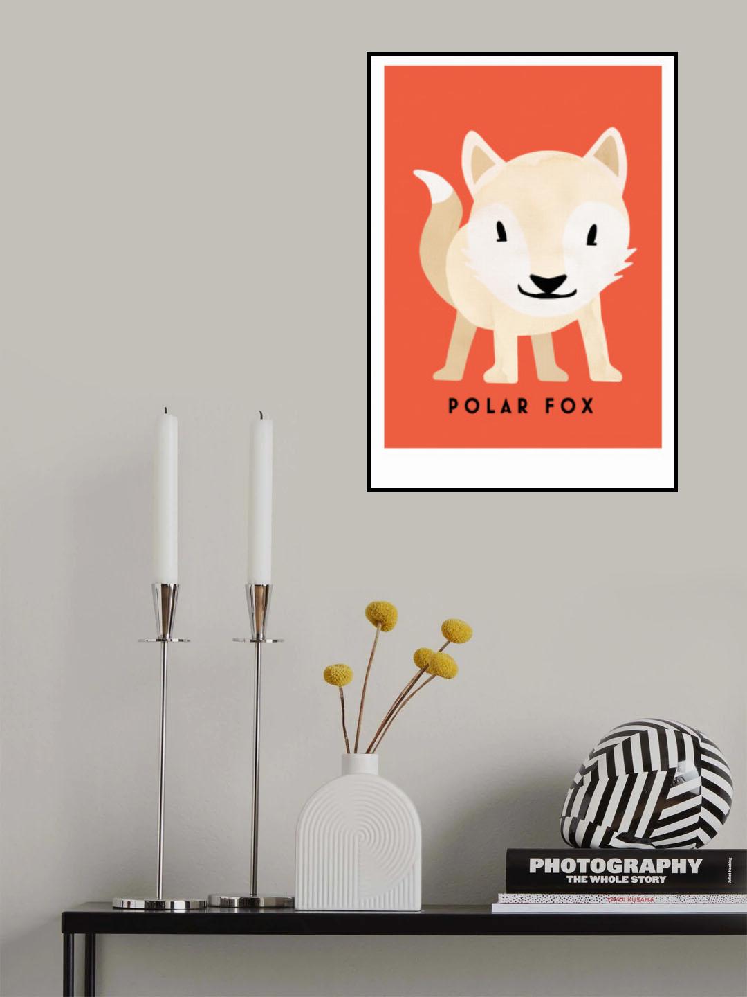 Fjällräv Poster och Canvastavla