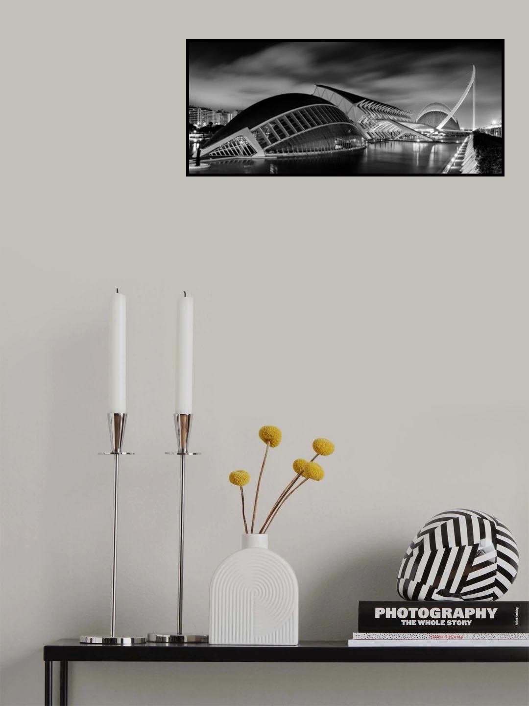Art at Night Poster och Canvastavla