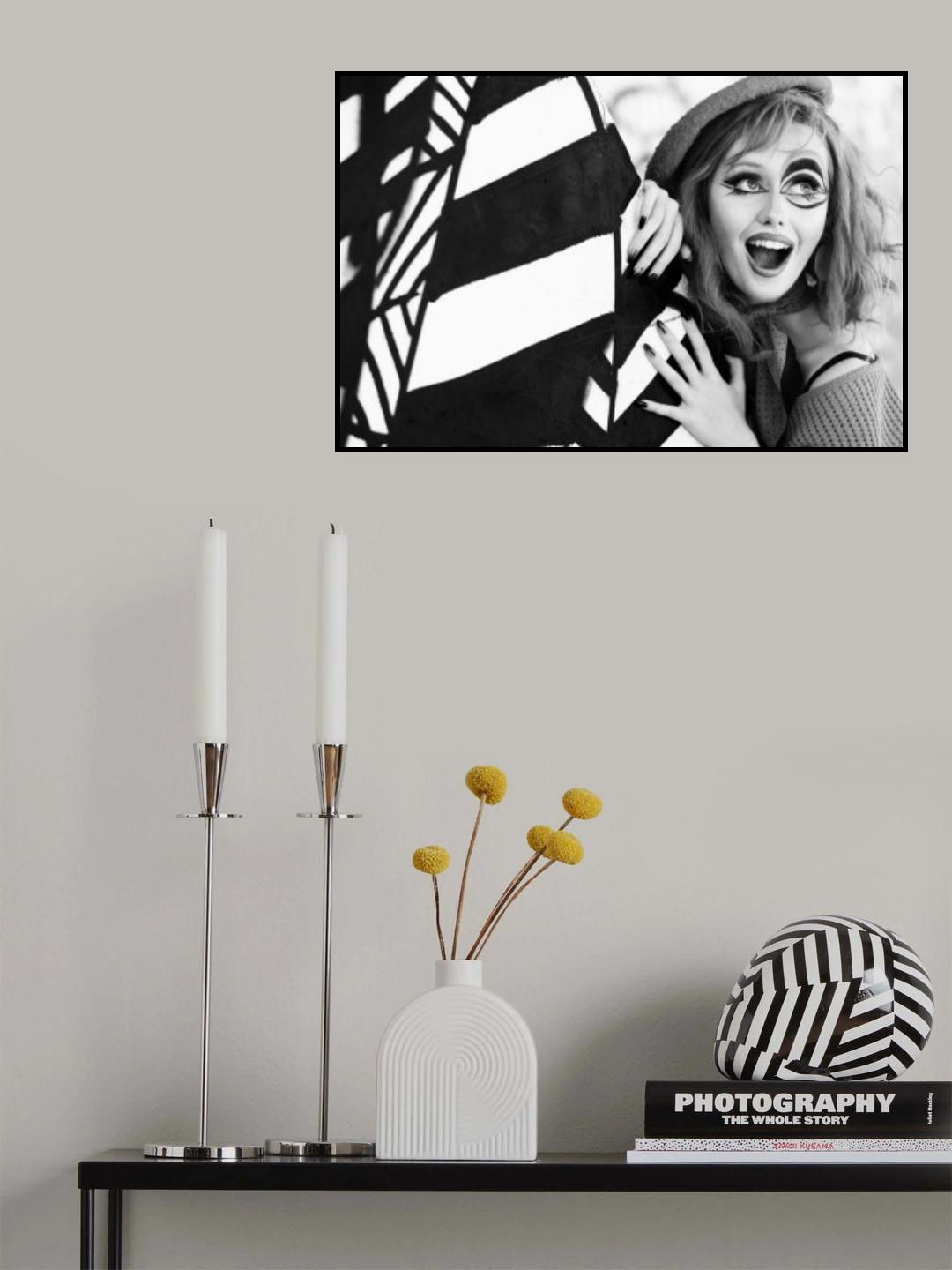Pop Art Girl #3 Poster och Canvastavla
