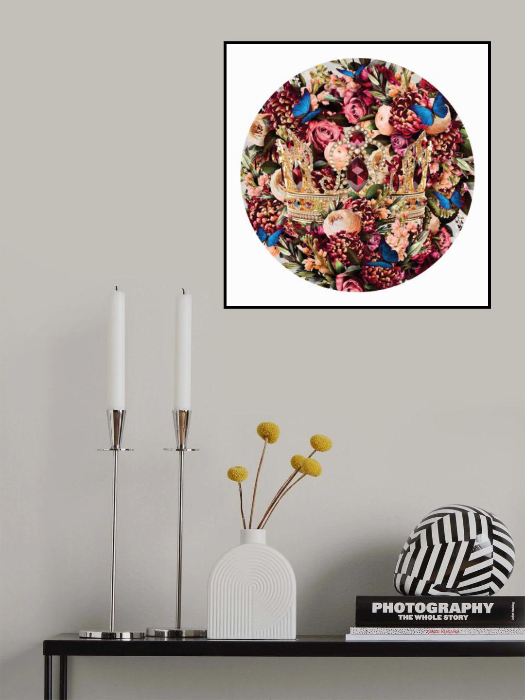 Journey Blooms & Crown Poster och Canvastavla