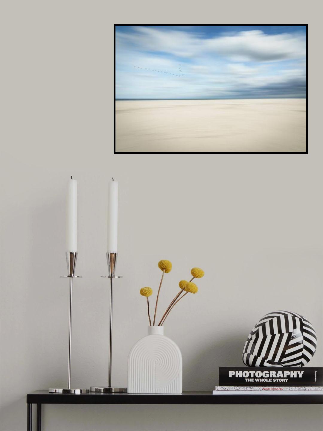 birds at the seaside Poster och Canvastavla