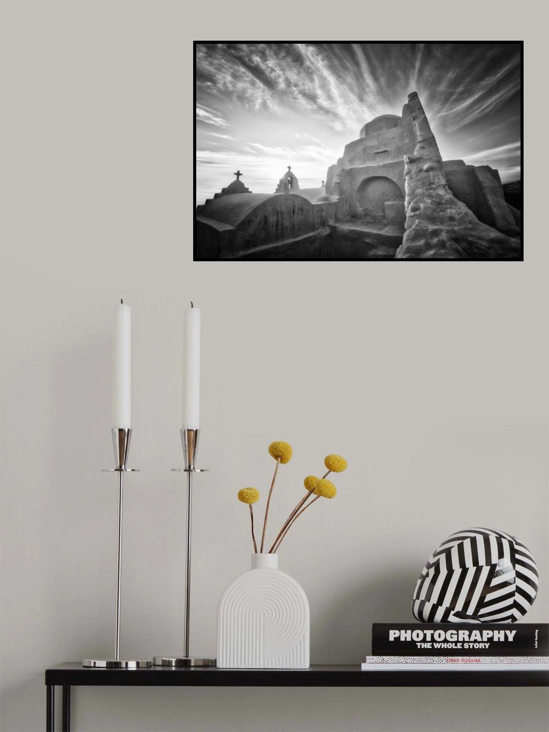 Church of Panagia Paraportiani Poster och Canvastavla