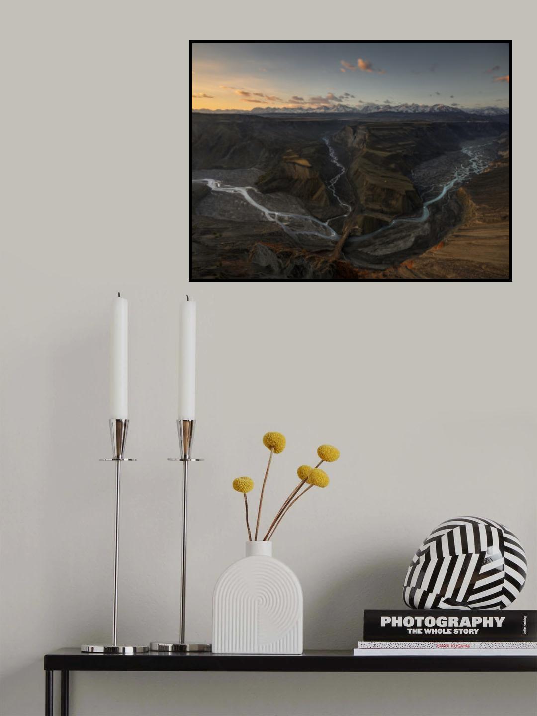安集海大峡谷 Poster och Canvastavla