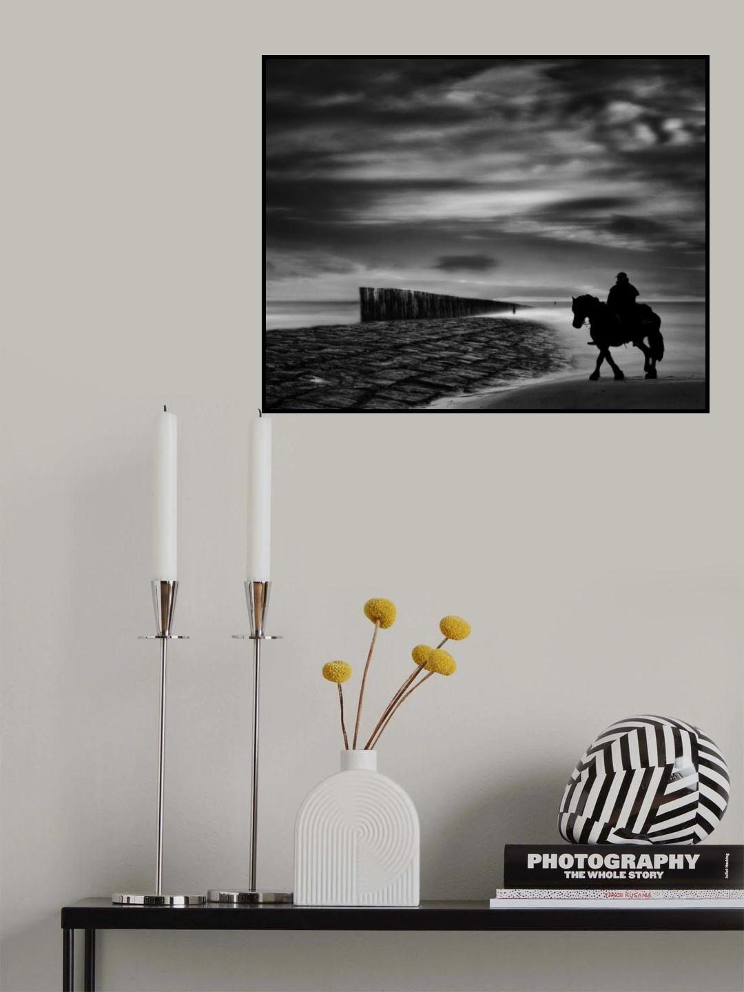 The sea's voice speaks to the soul ... Poster och Canvastavla