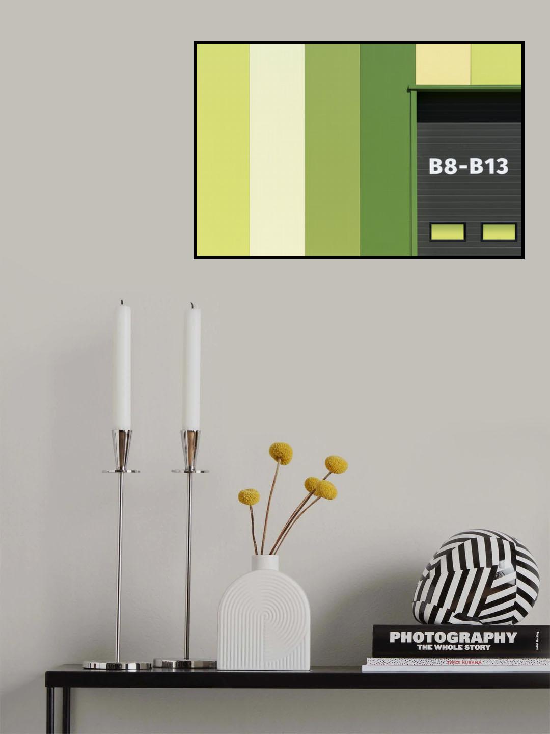B - B Poster och Canvastavla