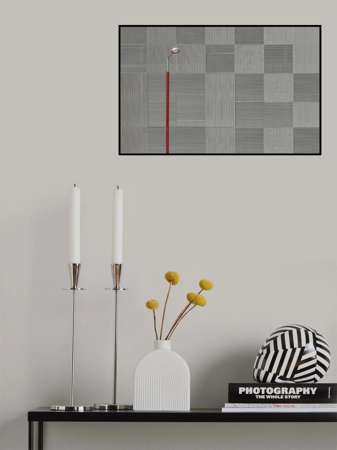 The thin red lion Poster och Canvastavla