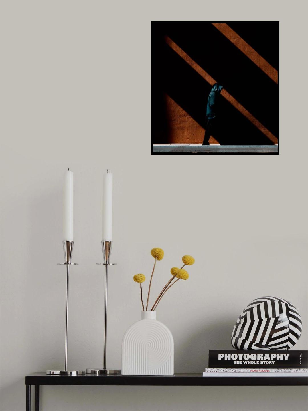 hooded|figure Poster och Canvastavla