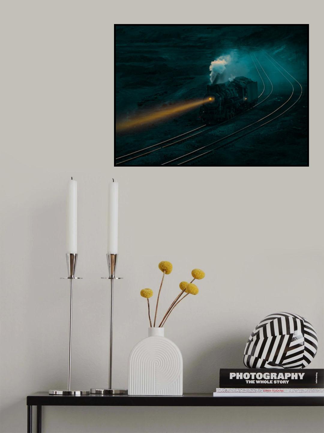 Late night train Poster och Canvastavla