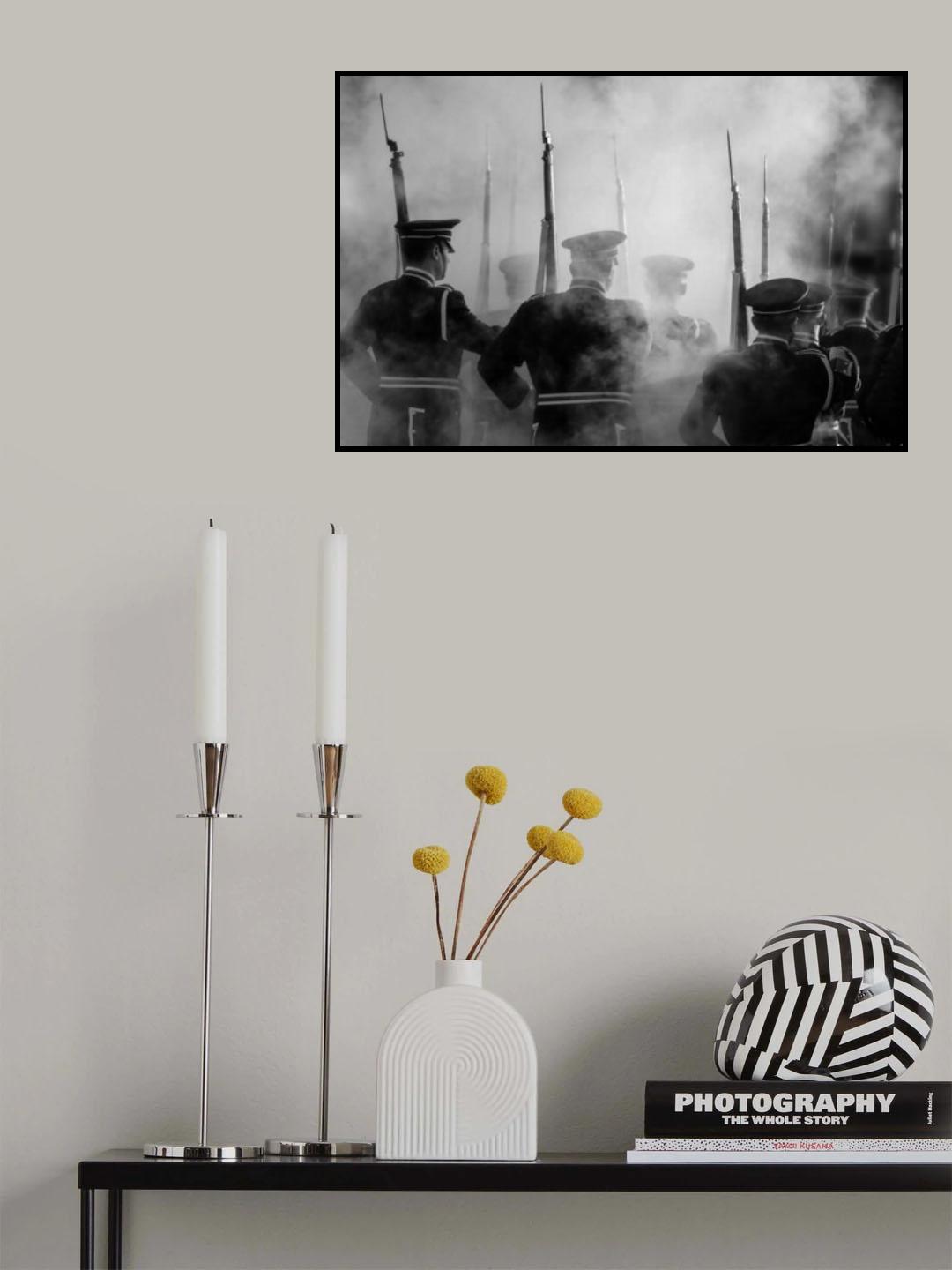 Into the battle fog Poster och Canvastavla