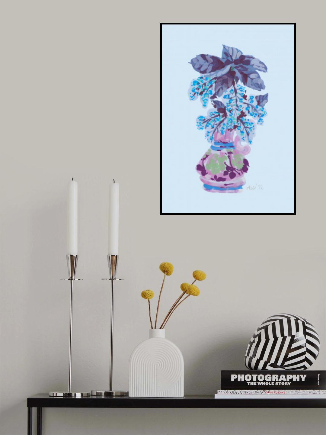 Blooming Vase In Blue