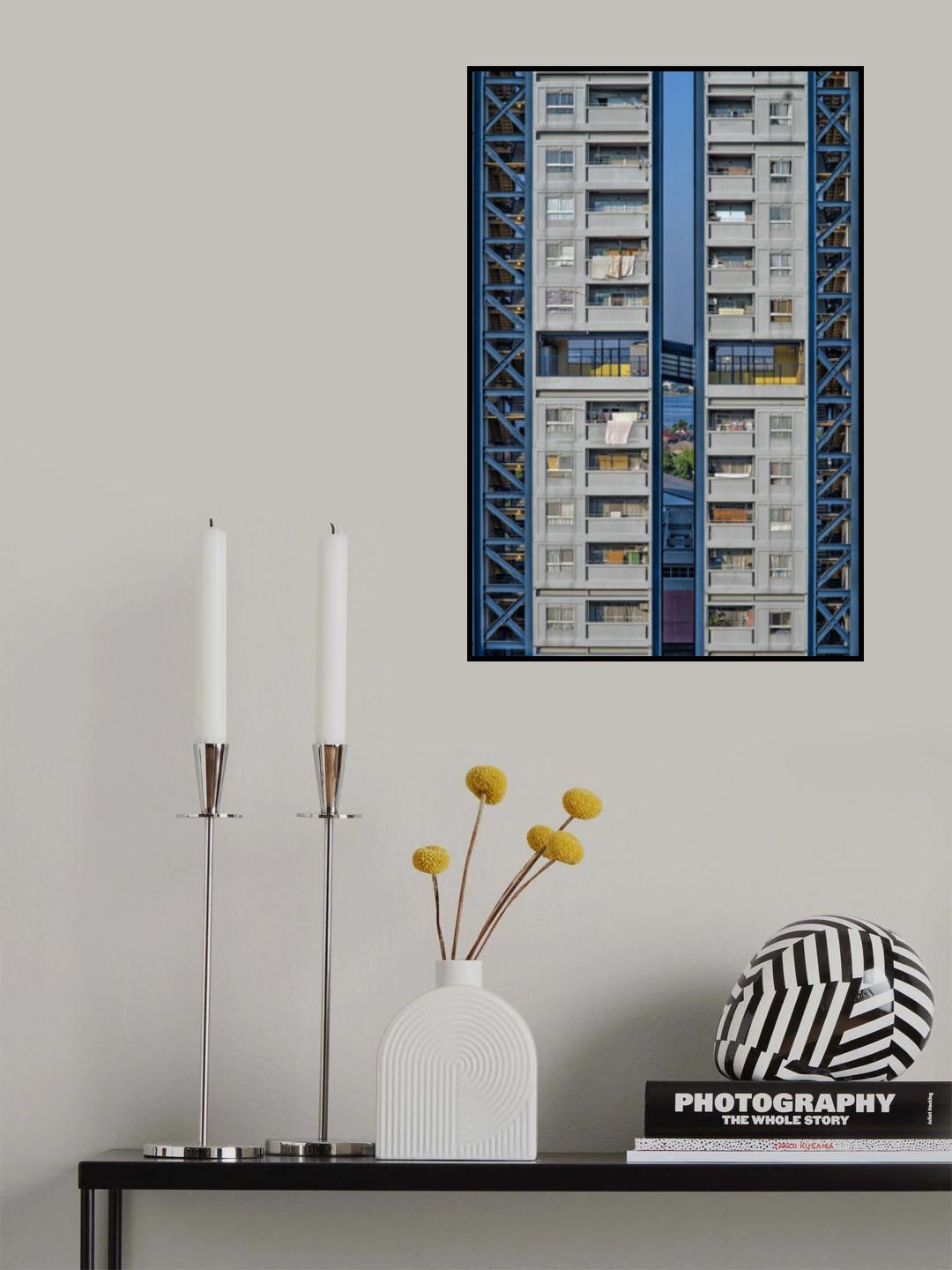 Seaside Town Poster och Canvastavla