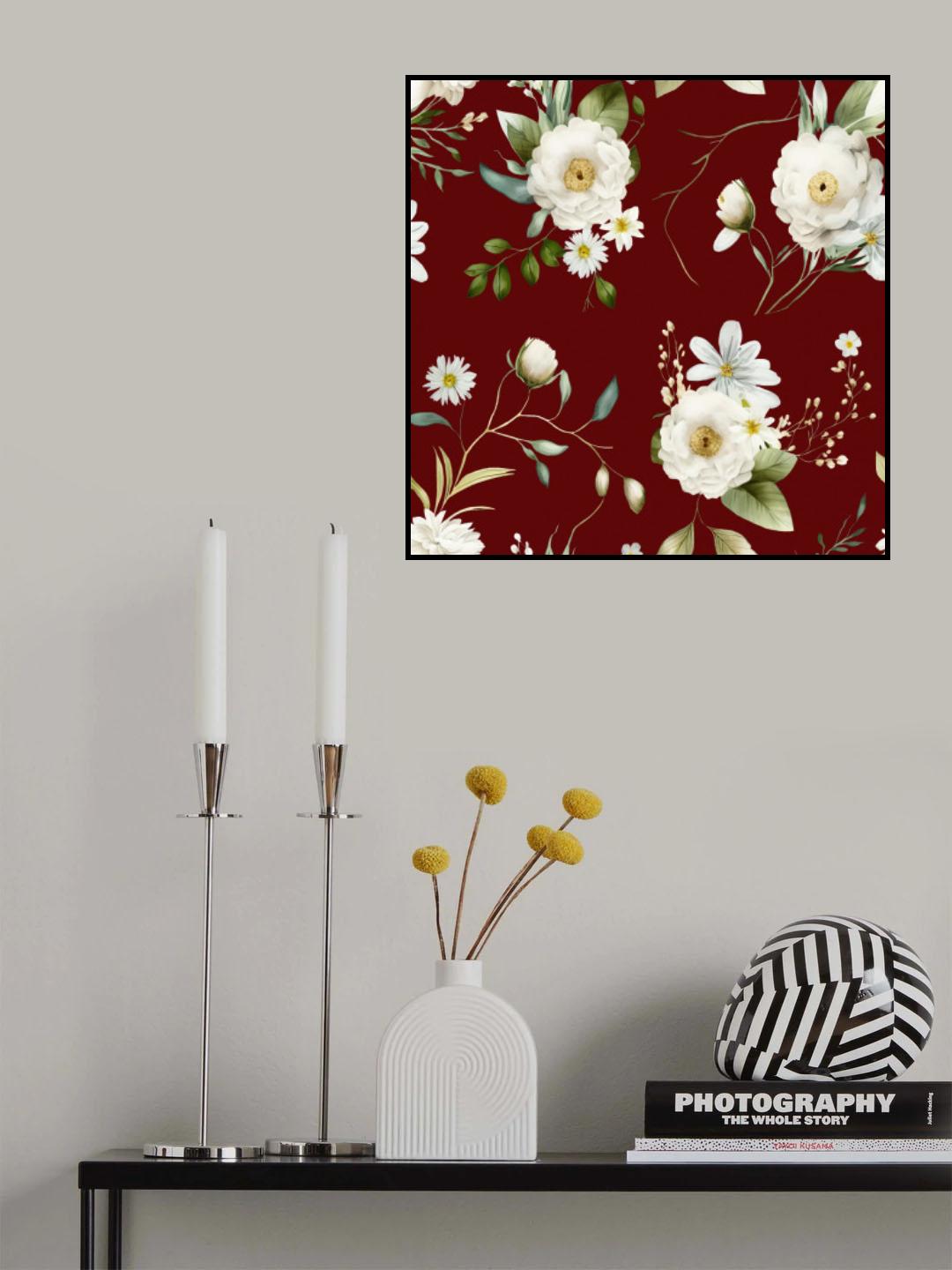 Wall Mural Wh 2 4096 Red Poster och Canvastavla