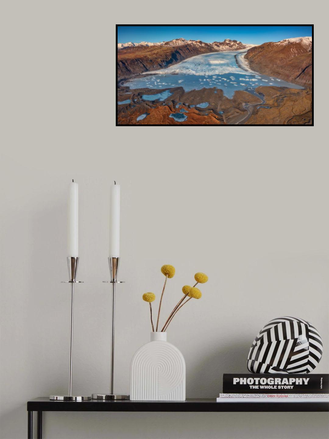 Skaftafellsjökull Poster och Canvastavla