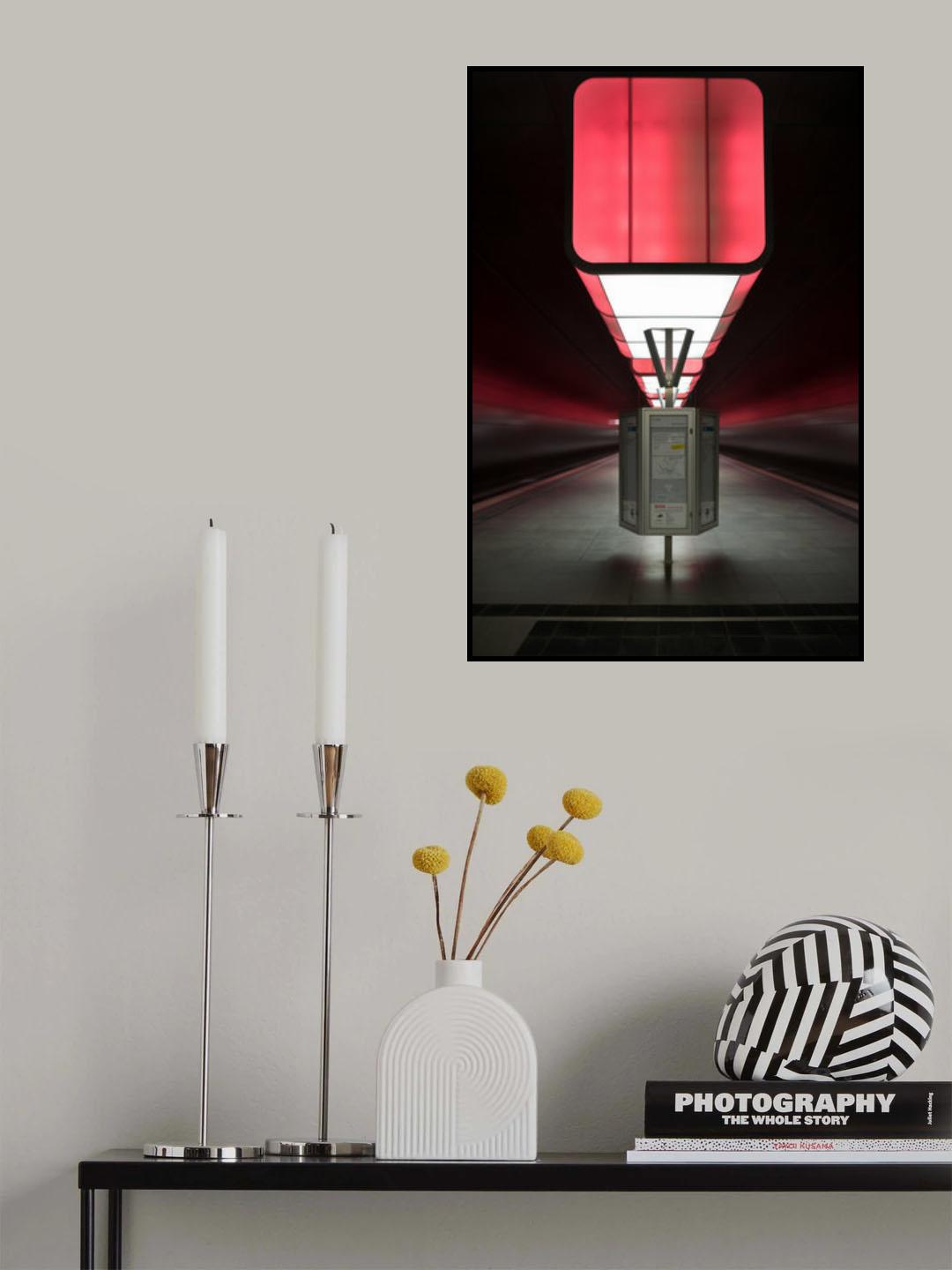 U-Bahn Hafencity Poster och Canvastavla