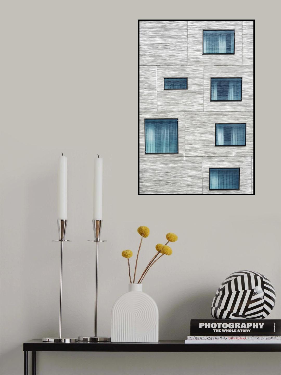 Blue Poster och Canvastavla