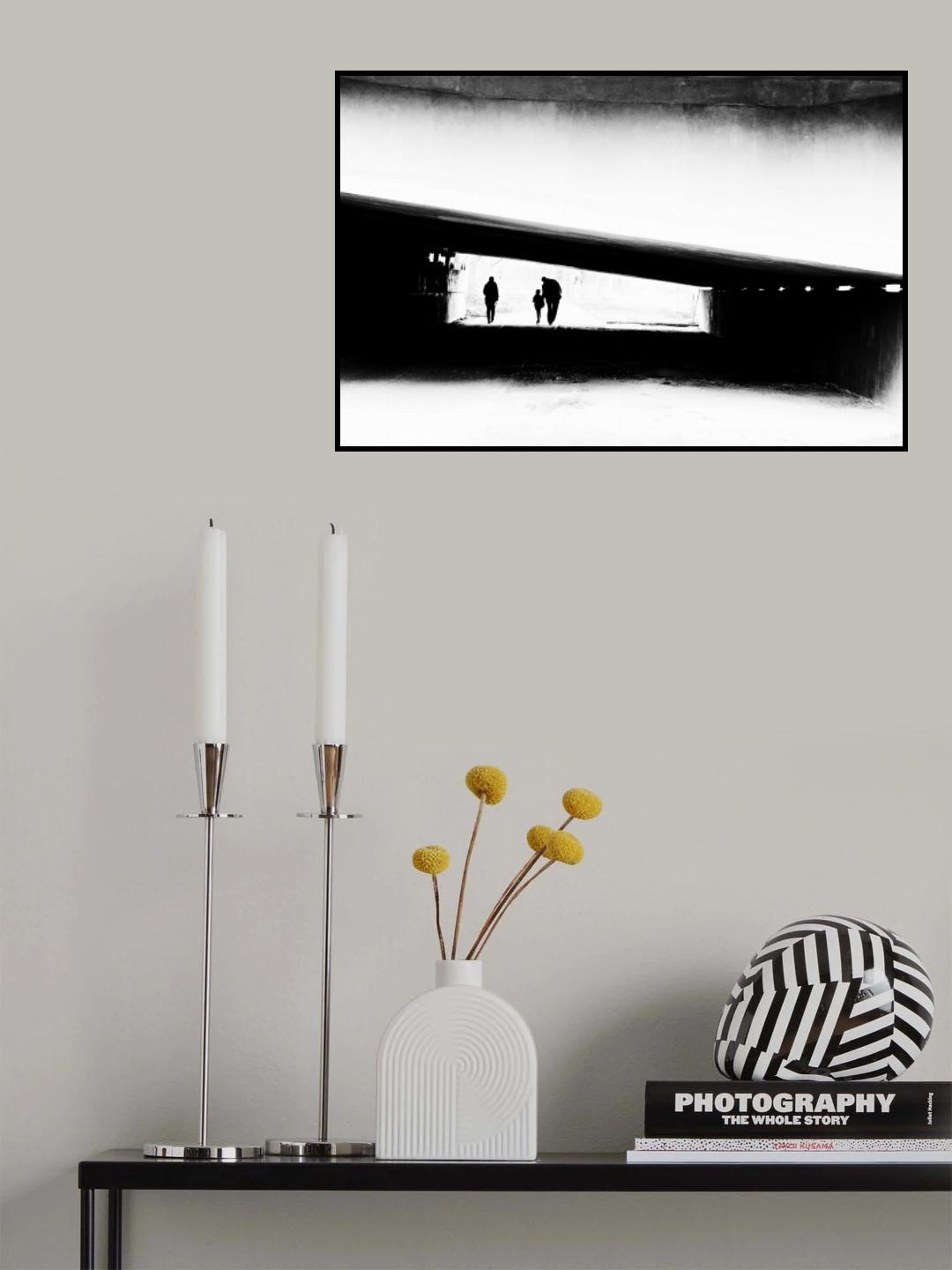 Walk off frame Poster och Canvastavla