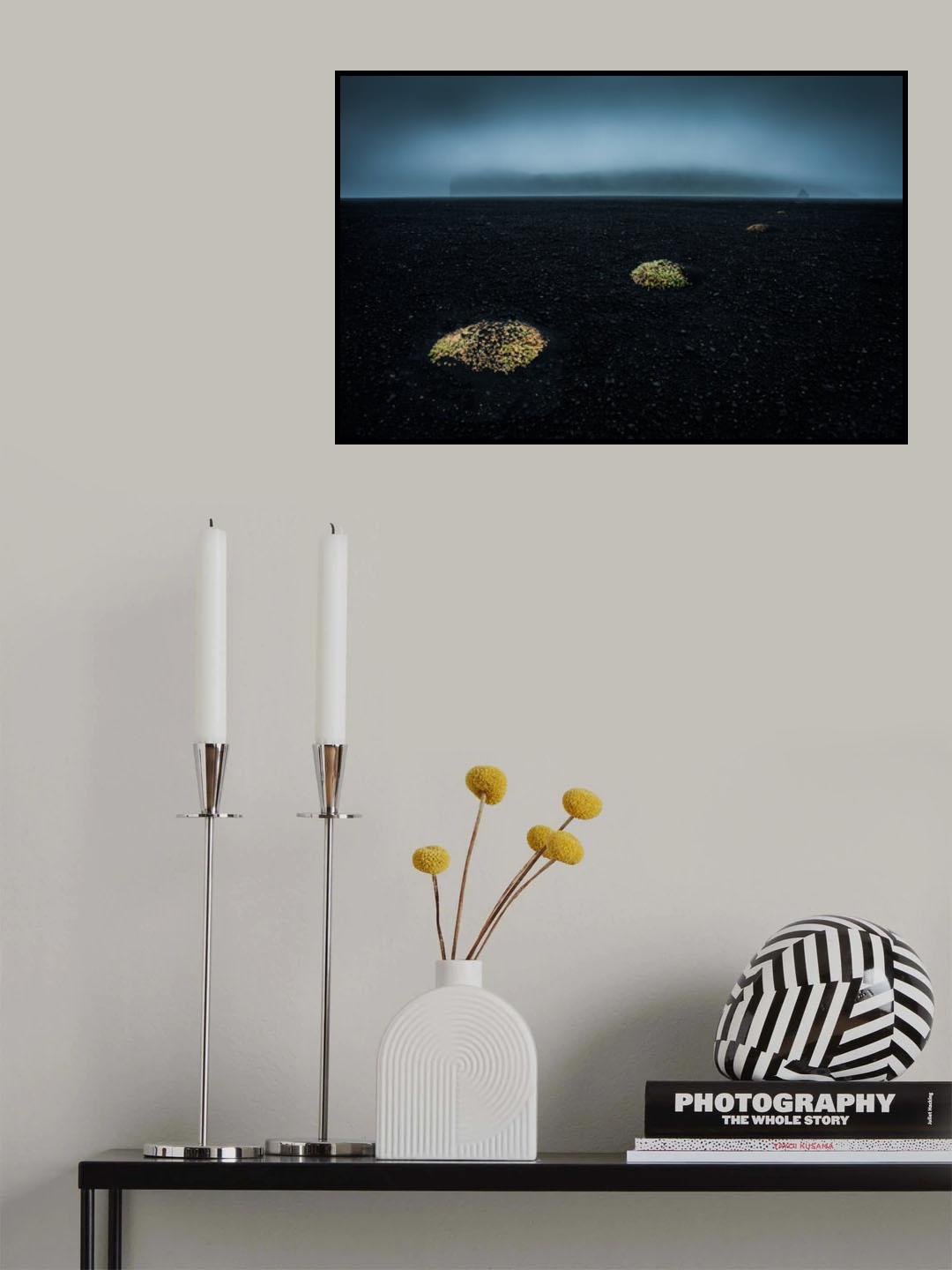 Dune islands in the black desert Poster och Canvastavla