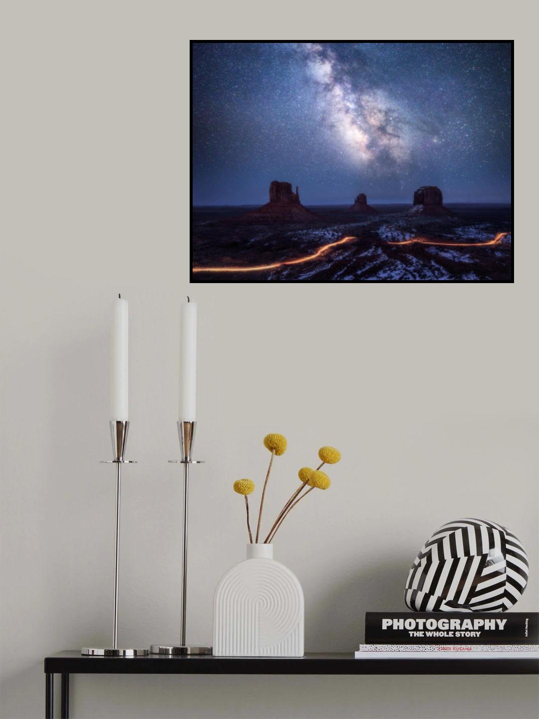 Galaxy Valley Poster och Canvastavla