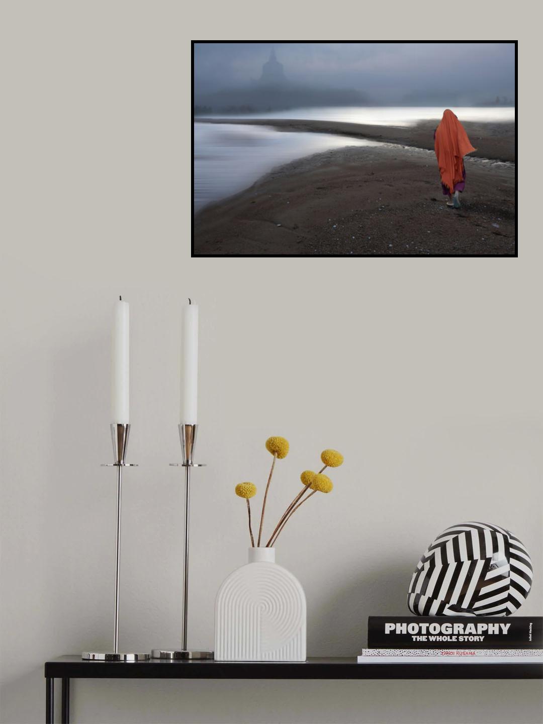 at the temple Poster och Canvastavla