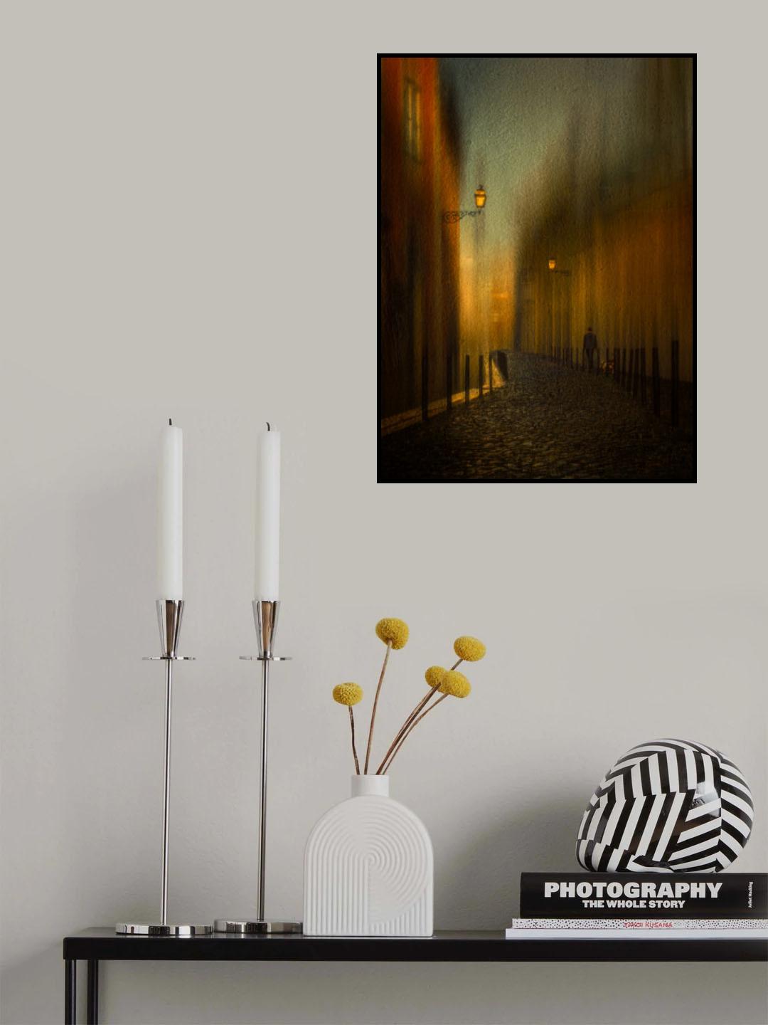 Dog Walking... Poster och Canvastavla