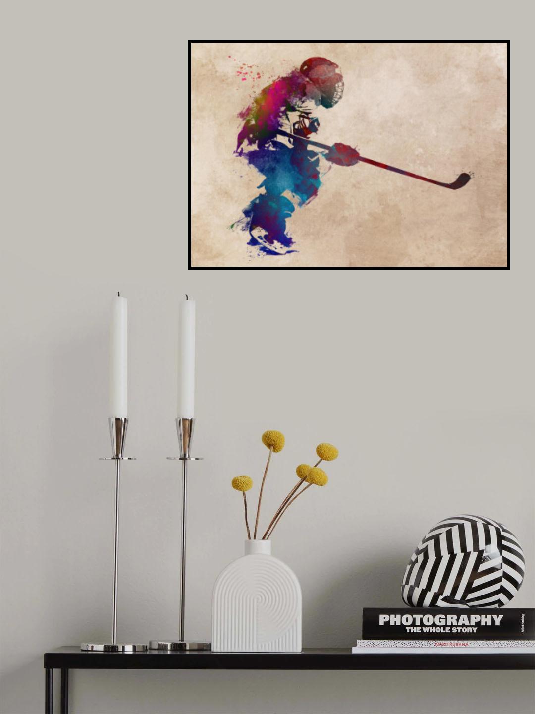 Hockey Sport Art 1 Poster och Canvastavla