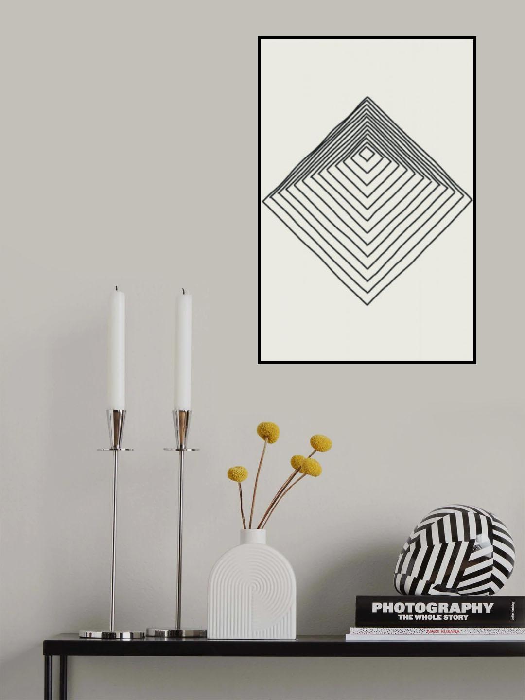 Imperfect Lines #2 Poster och Canvastavla