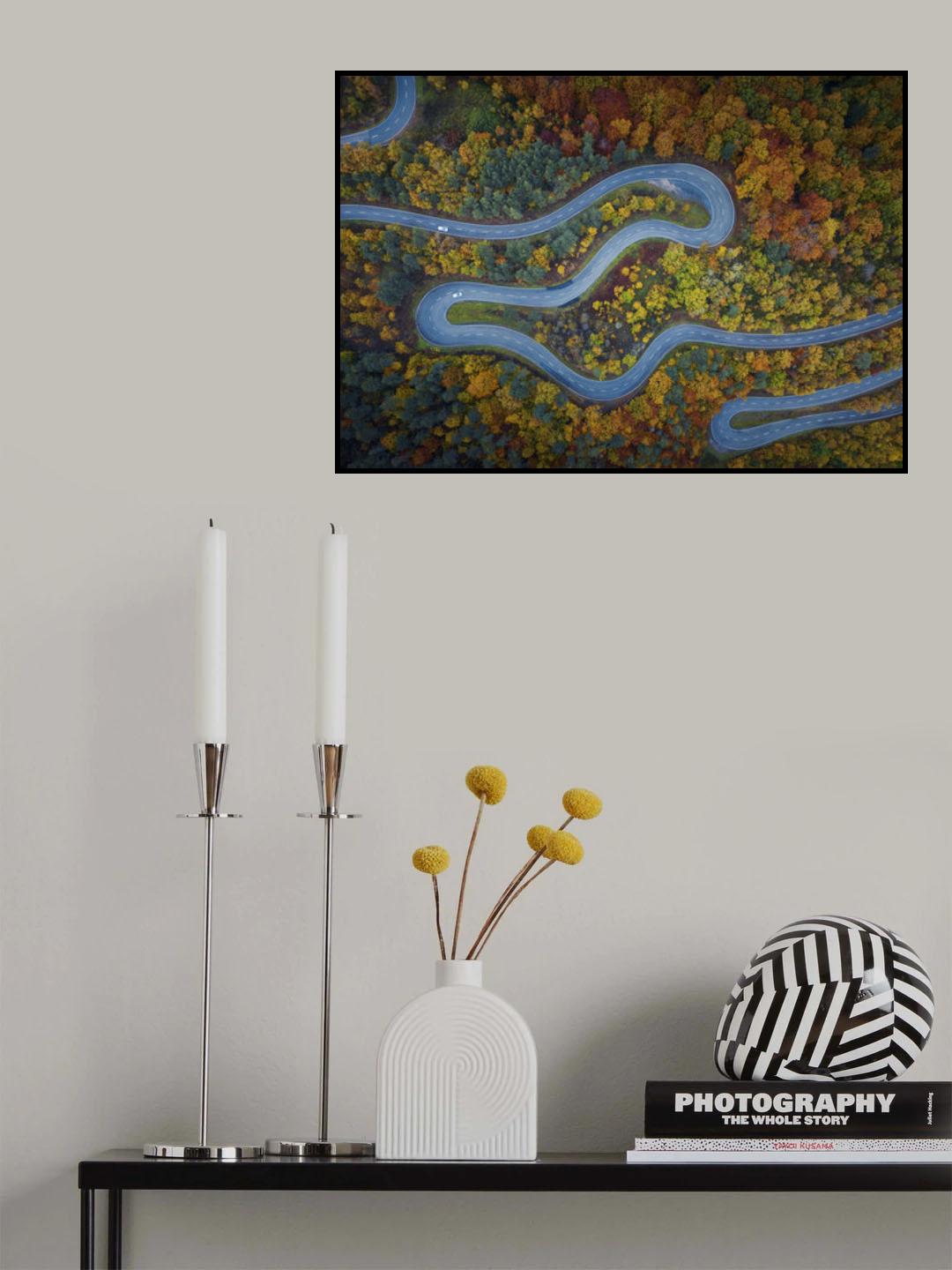 Autumn explodes Poster och Canvastavla