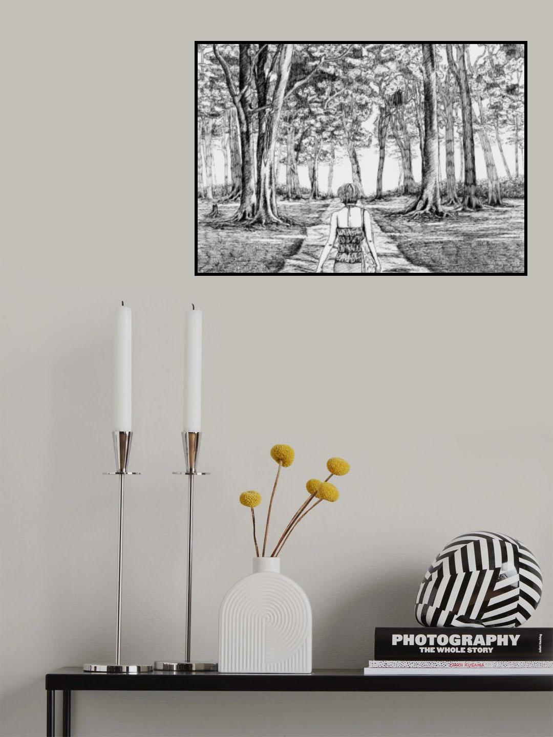 Into the Woods, Self-Portrait Poster och Canvastavla