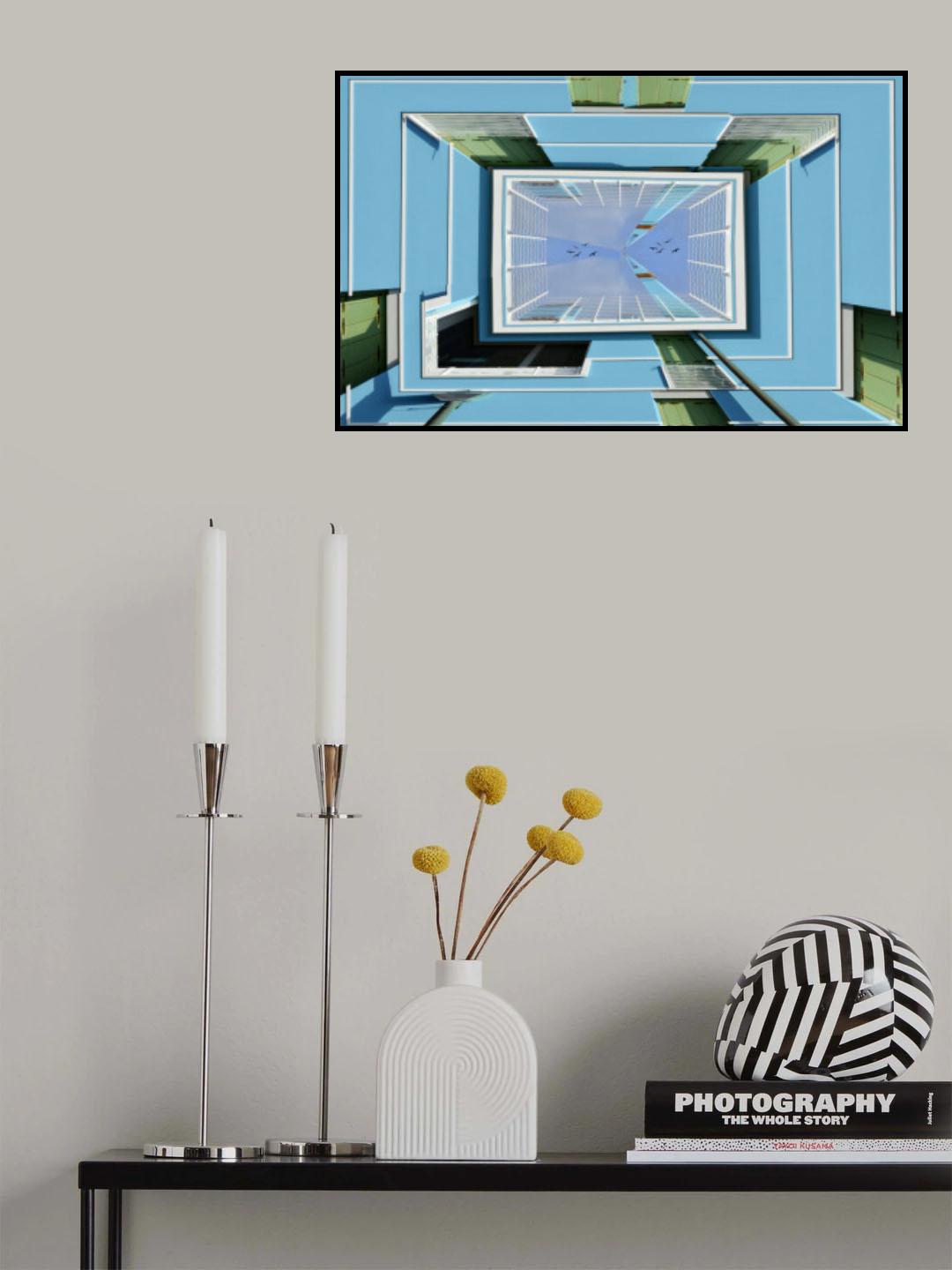 Abstract of a building Poster och Canvastavla