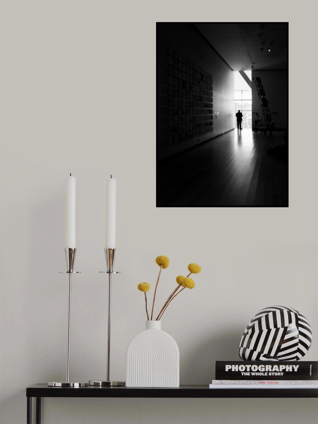 Light from window Poster och Canvastavla
