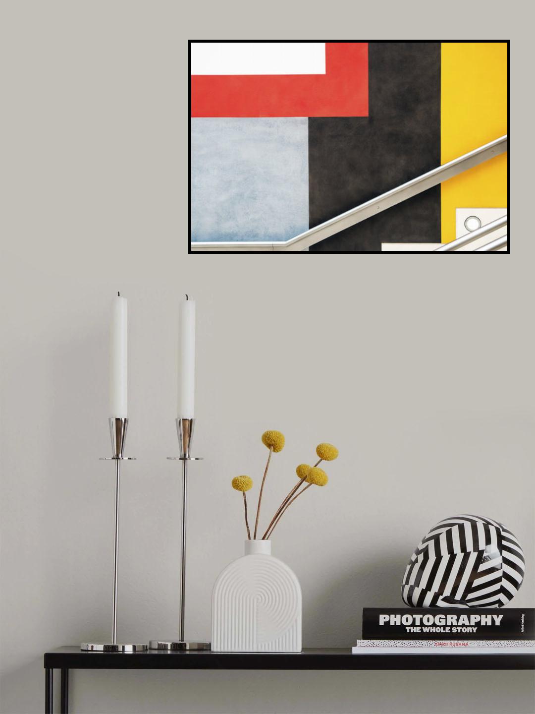 colour block Poster och Canvastavla