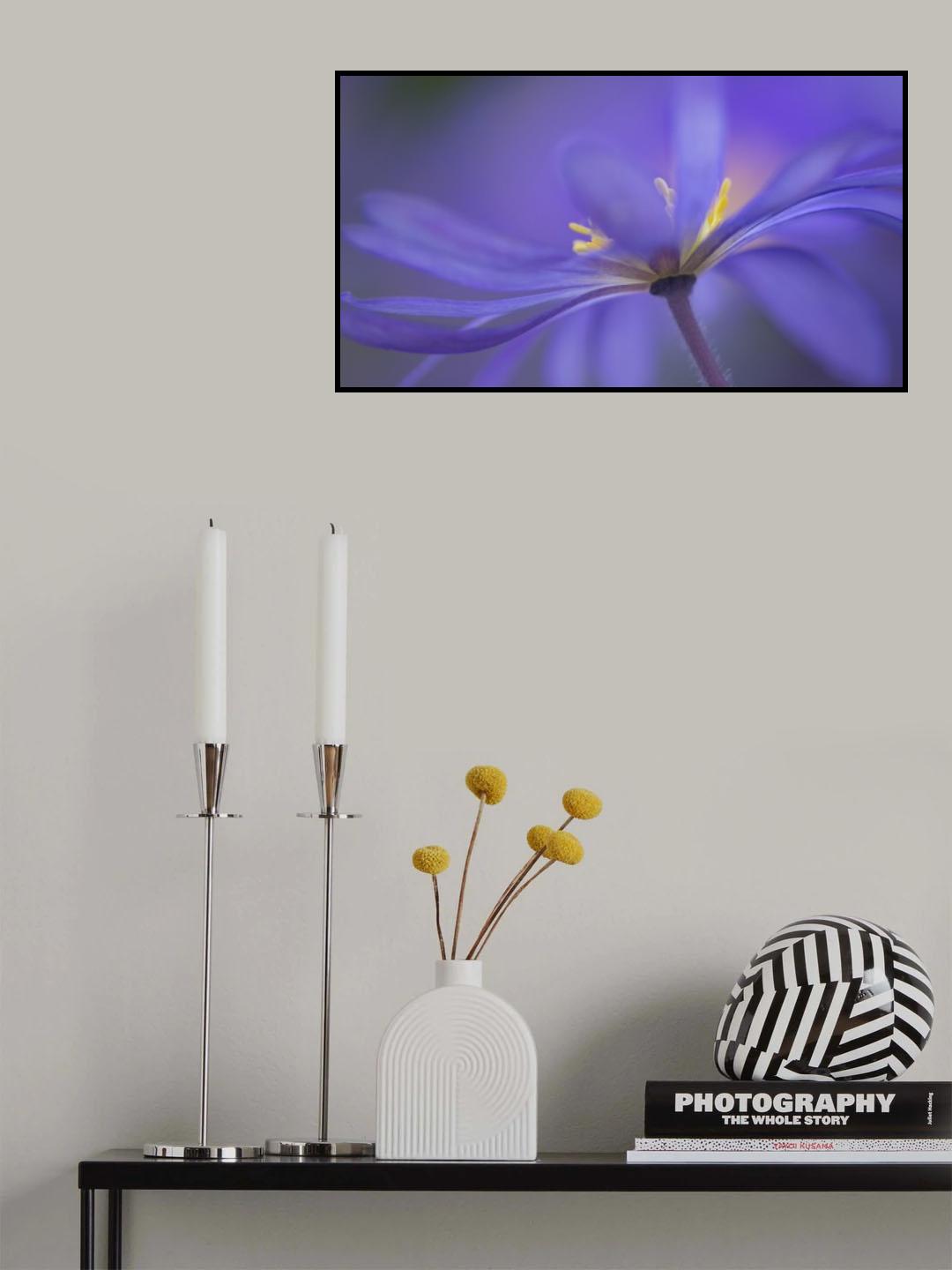 Blue Waves Poster och Canvastavla