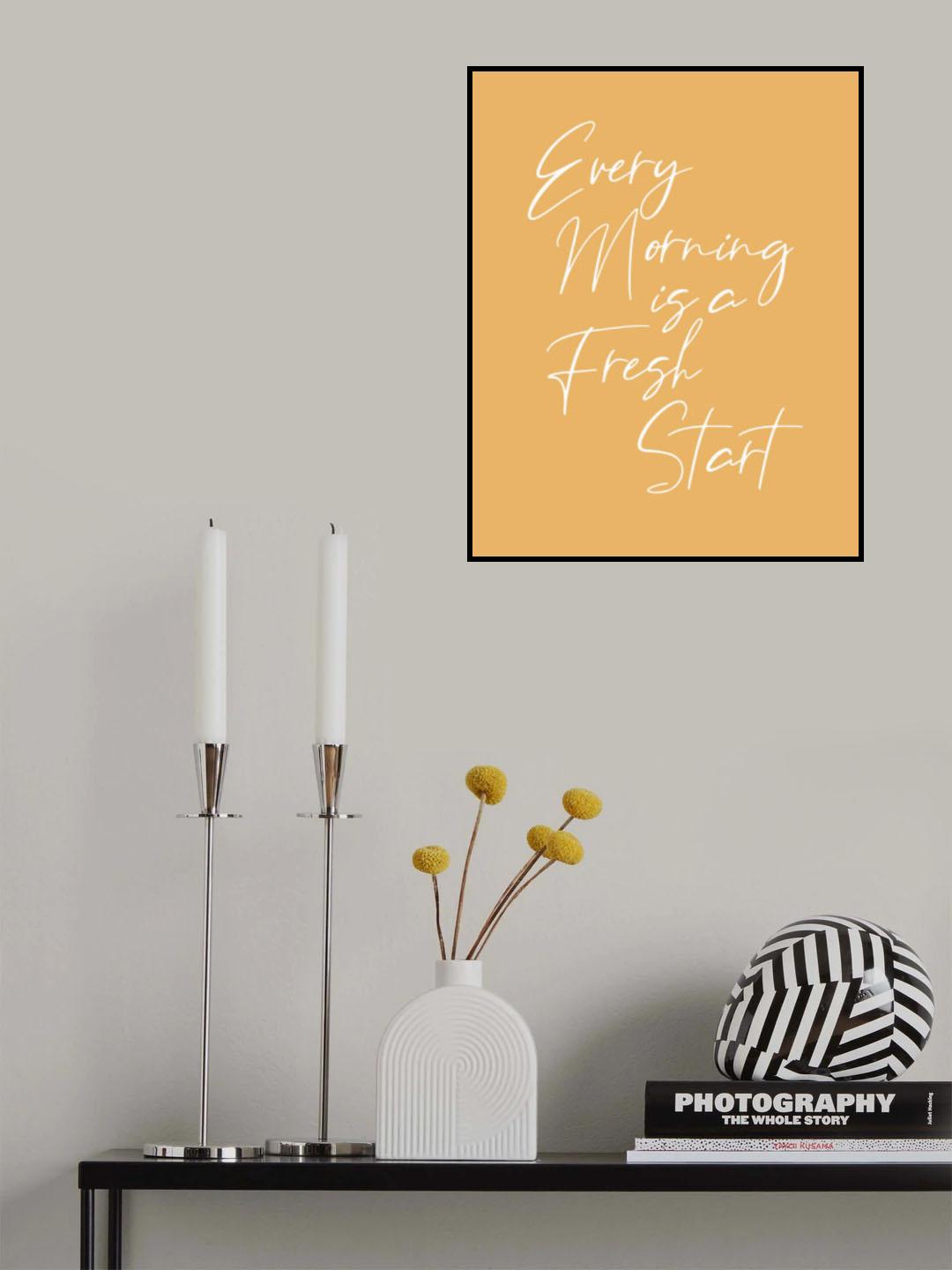 Fresh Start Poster och Canvastavla