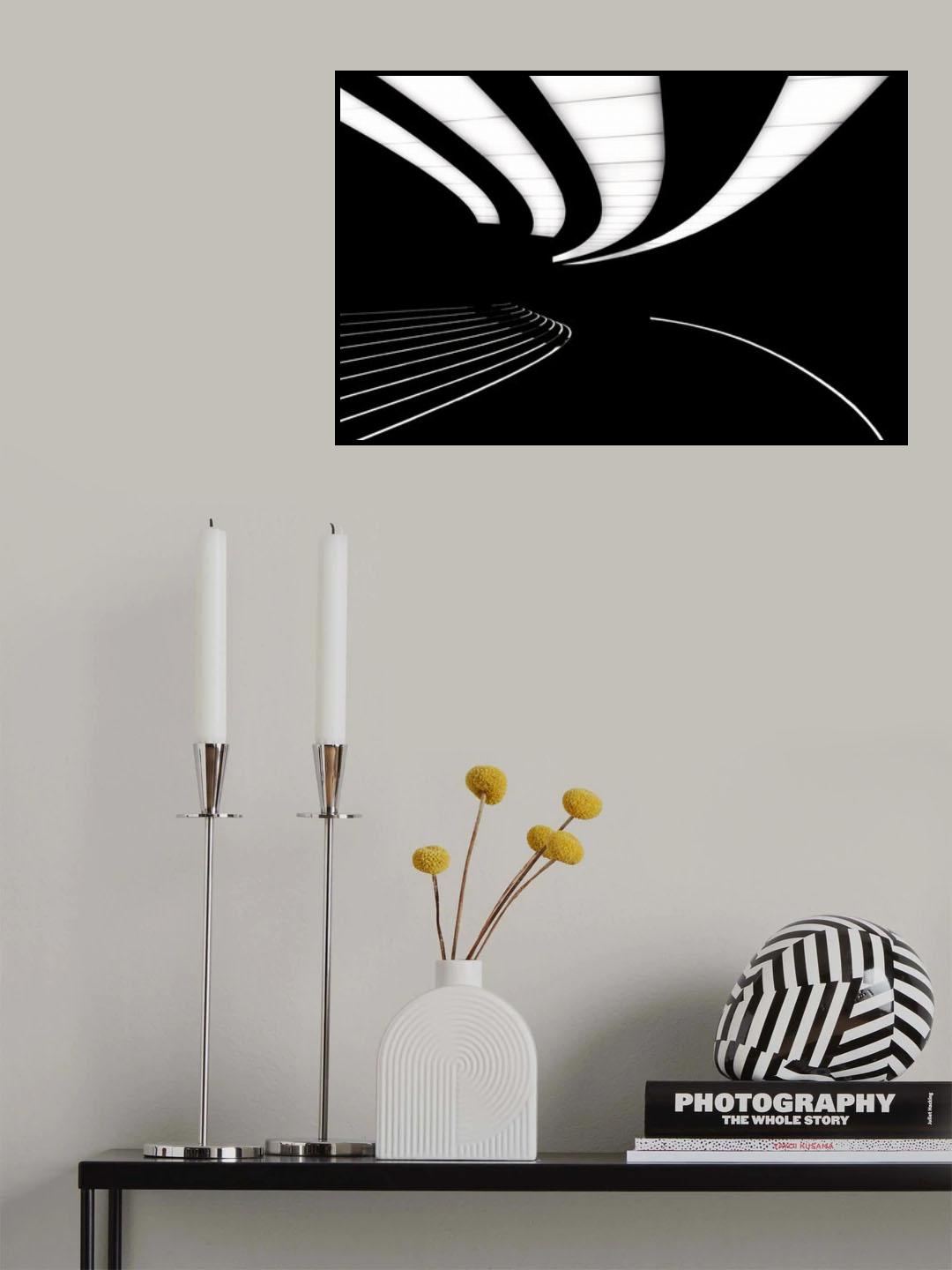 Curves at Theatre Poster och Canvastavla
