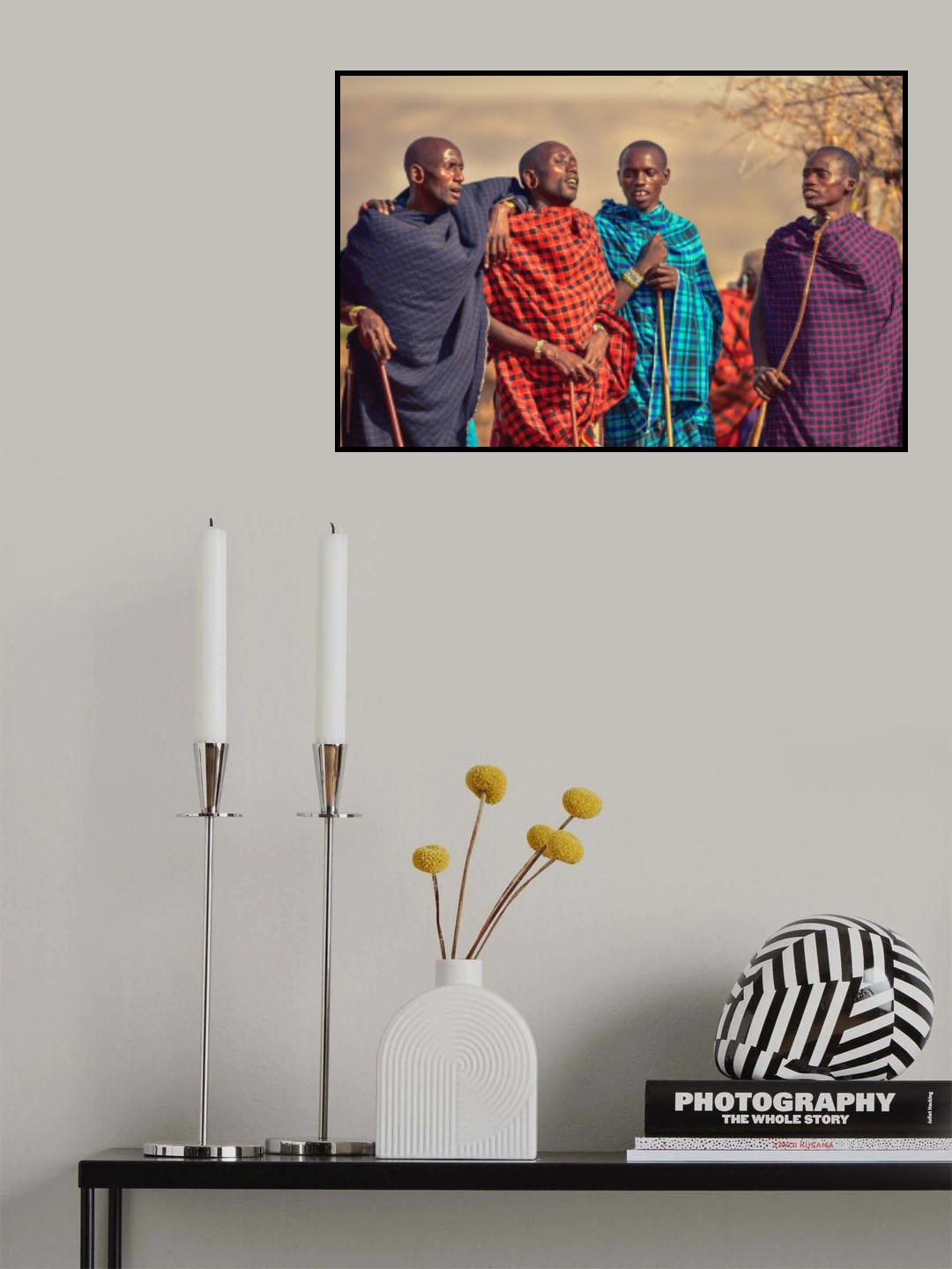 Masai Poster och Canvastavla